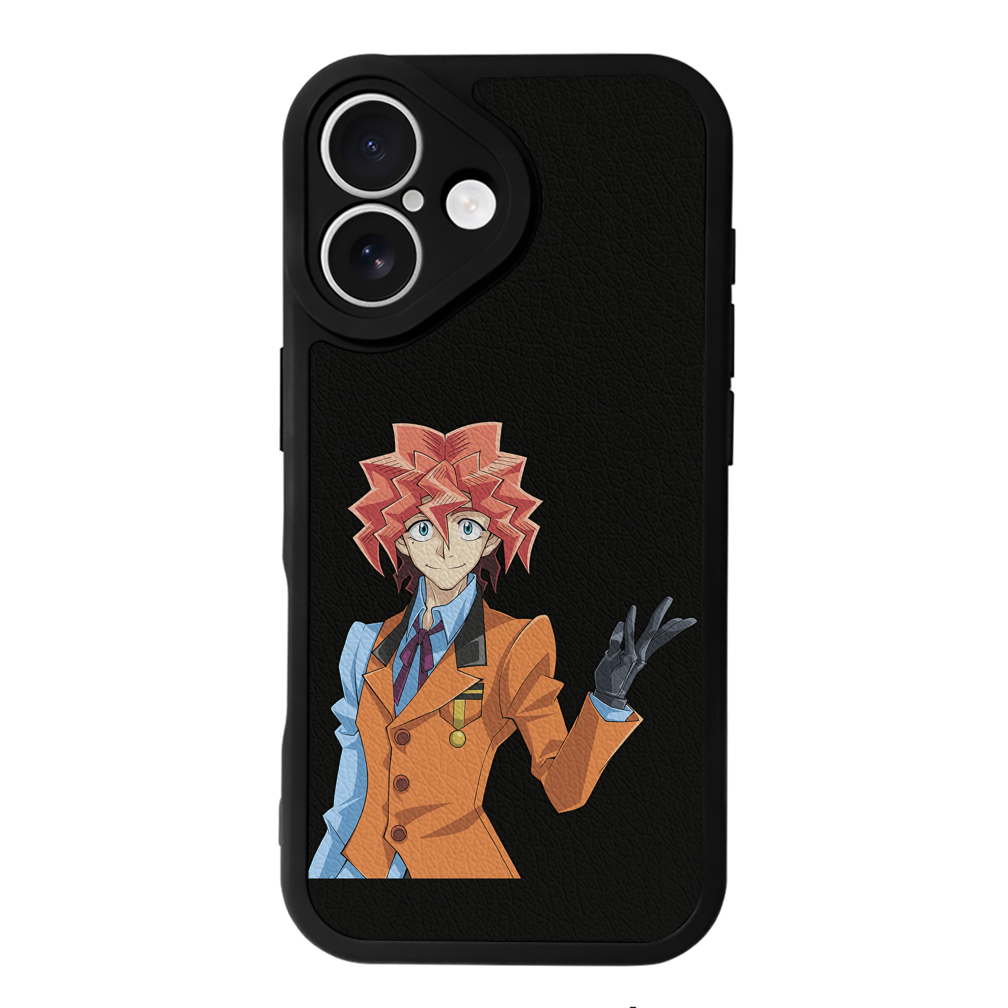 遊☆戯☆王 Yu-Gi-Oh! 【iPhone 16シリーズ対応】シリコンスマホケース（レザー調） 材質：シリコン